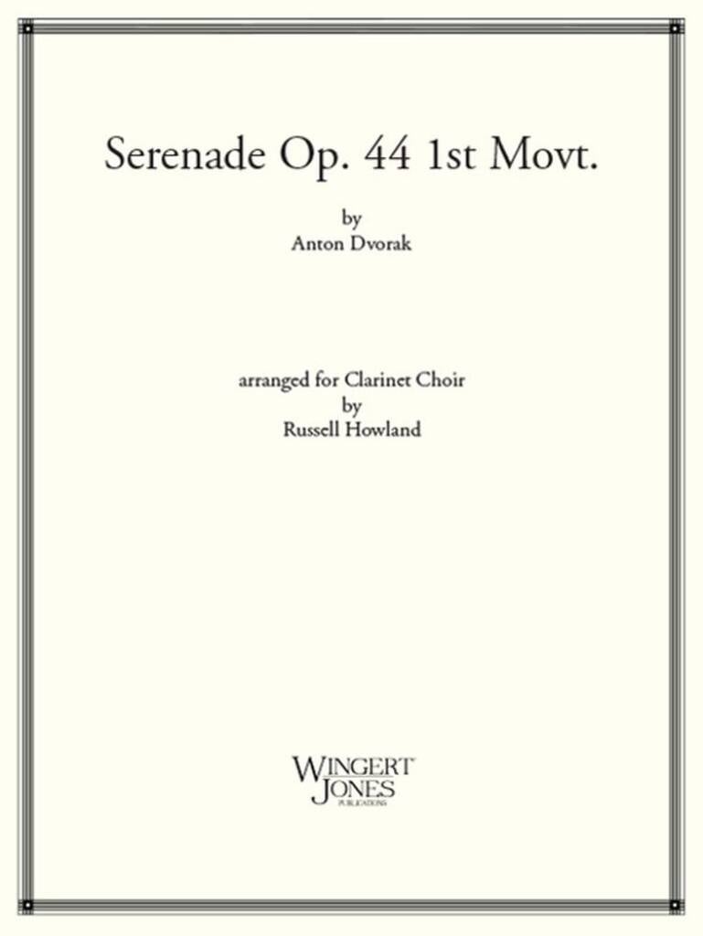 Serenade Op 44 1st Mvt - Score